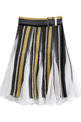 Alice In Wonderland Wool And Chiffon Wrap Skirt